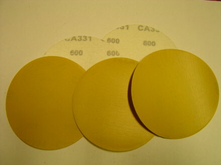 Brusný výsek na suchý zip CA331 125 mm P 600 Gold