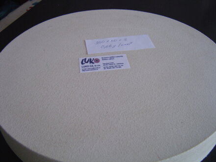 Filcový kotouč FILC AHUJA 350x50x3 felt wheel - white 0,56