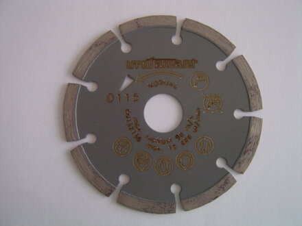Diamantový kotouč Urdiamant - Normal 115 mm